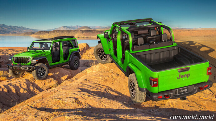 Jeep riporta Mojito Green a Wrangler e Gladiator / Carscoops